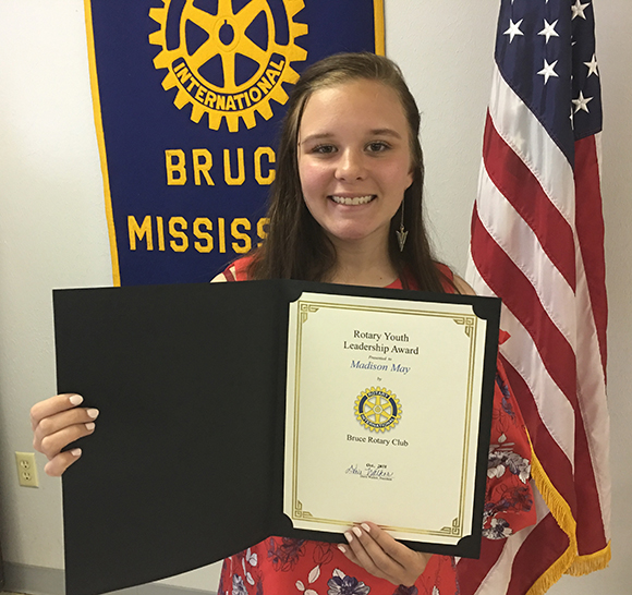 May earns Rotary honor