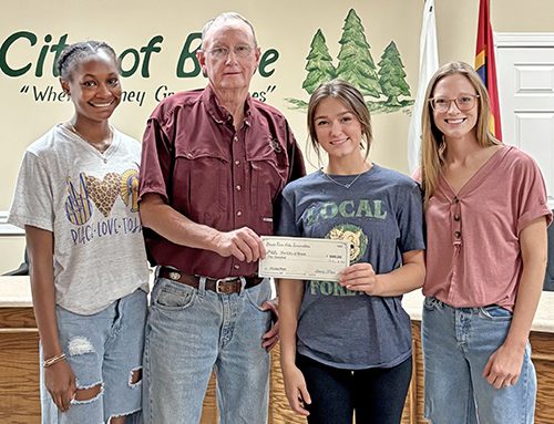 Juniorettes contribute to park project