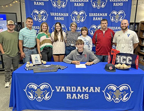 White signs with ICC Baseball