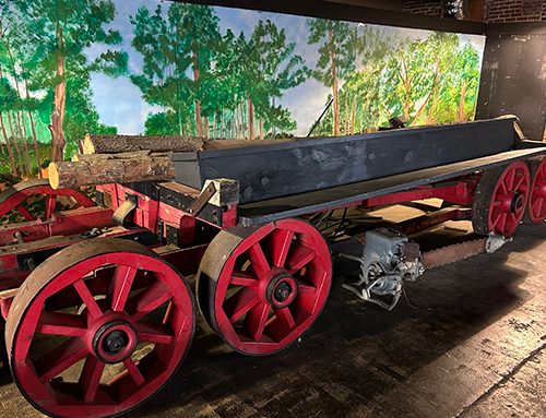 Lindsey 8-wheel log wagon restoration took five years