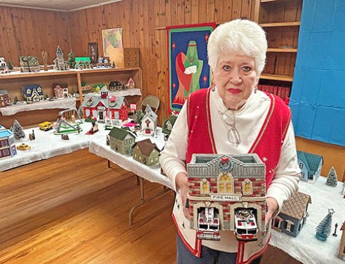 Birdie Tidmore’s unique, hand-made Christmas Village