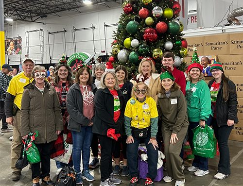 Local volunteers among Operation Christmas Child processing center