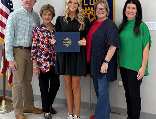 Austin honored by Bruce Rotary Club