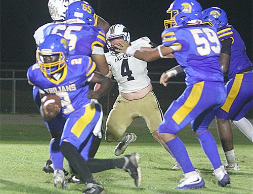 Bruce rolls over Falkner to improve to 3-0 on season