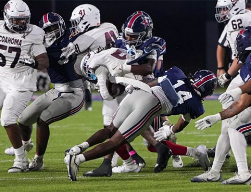 Rangers secure homecoming win with dominant first half on the way to 45-7 win over Coahoma