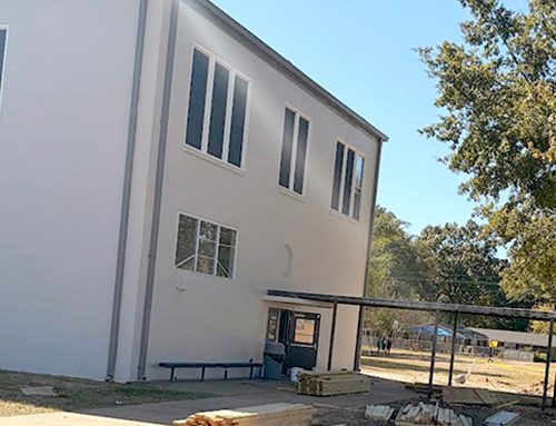 Construction ongoing on the Bruce High campus